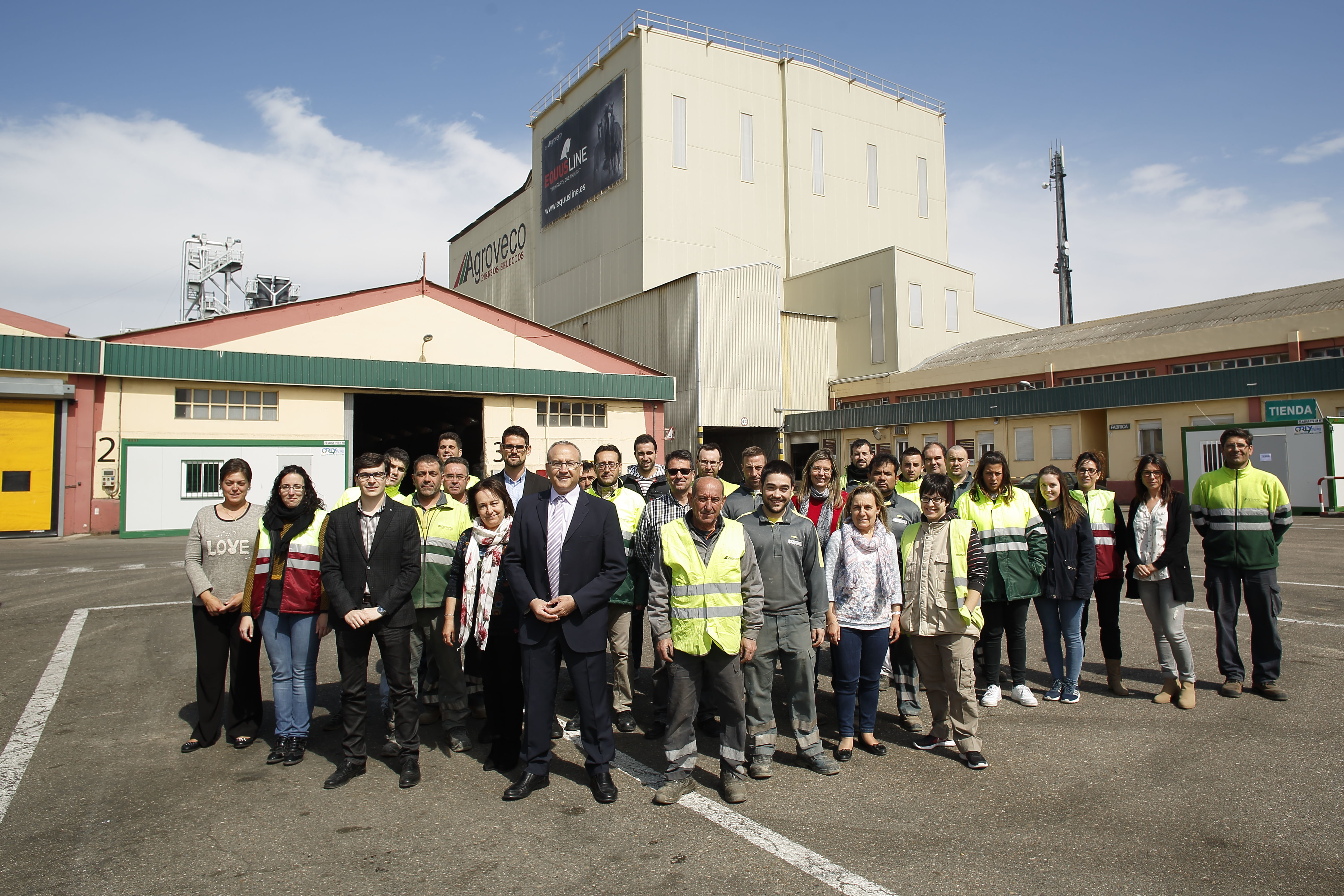 Plantilla de Agroveco. Fotos: Fabián Simón.