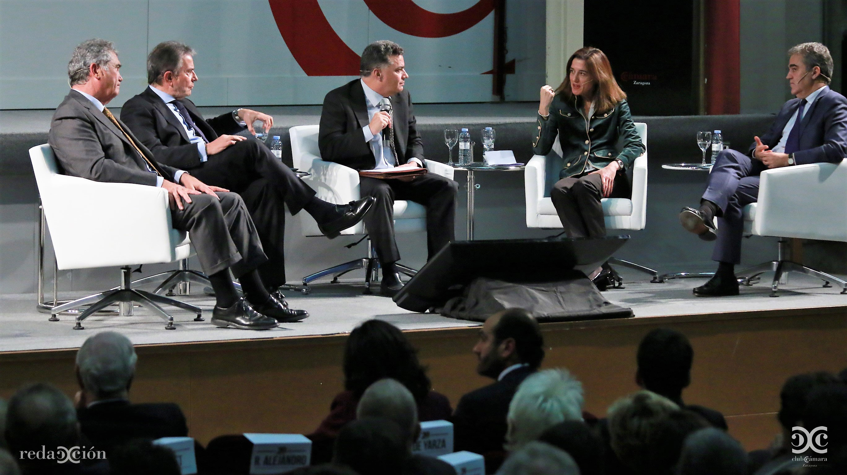 Alfonso Soláns, Antonio Catalán, Luis H. Menéndez, Inés Juste, Ramón Alejandro