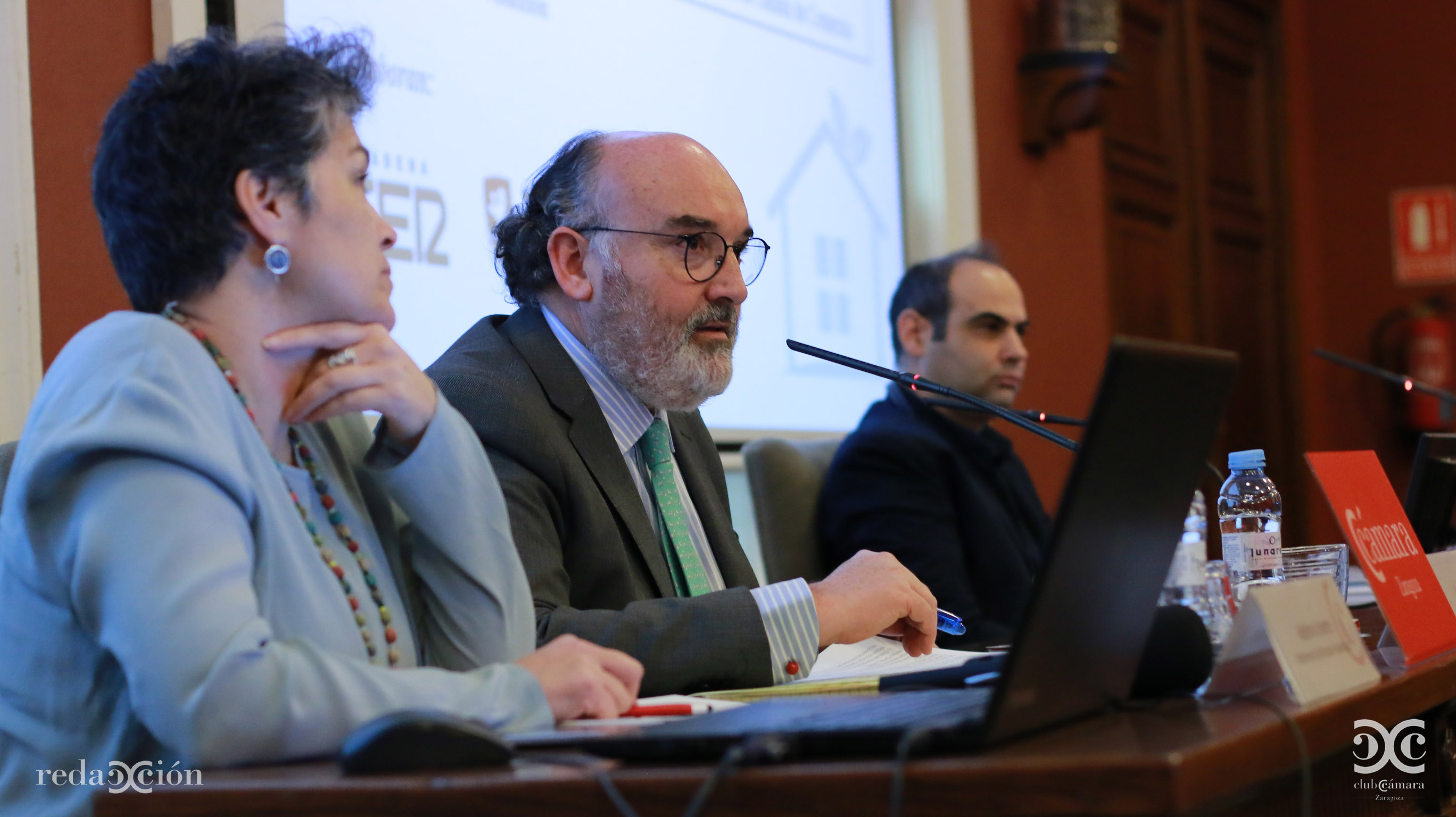 Adelina Uriarte, Luis Bartolomé y Pablo Carranza