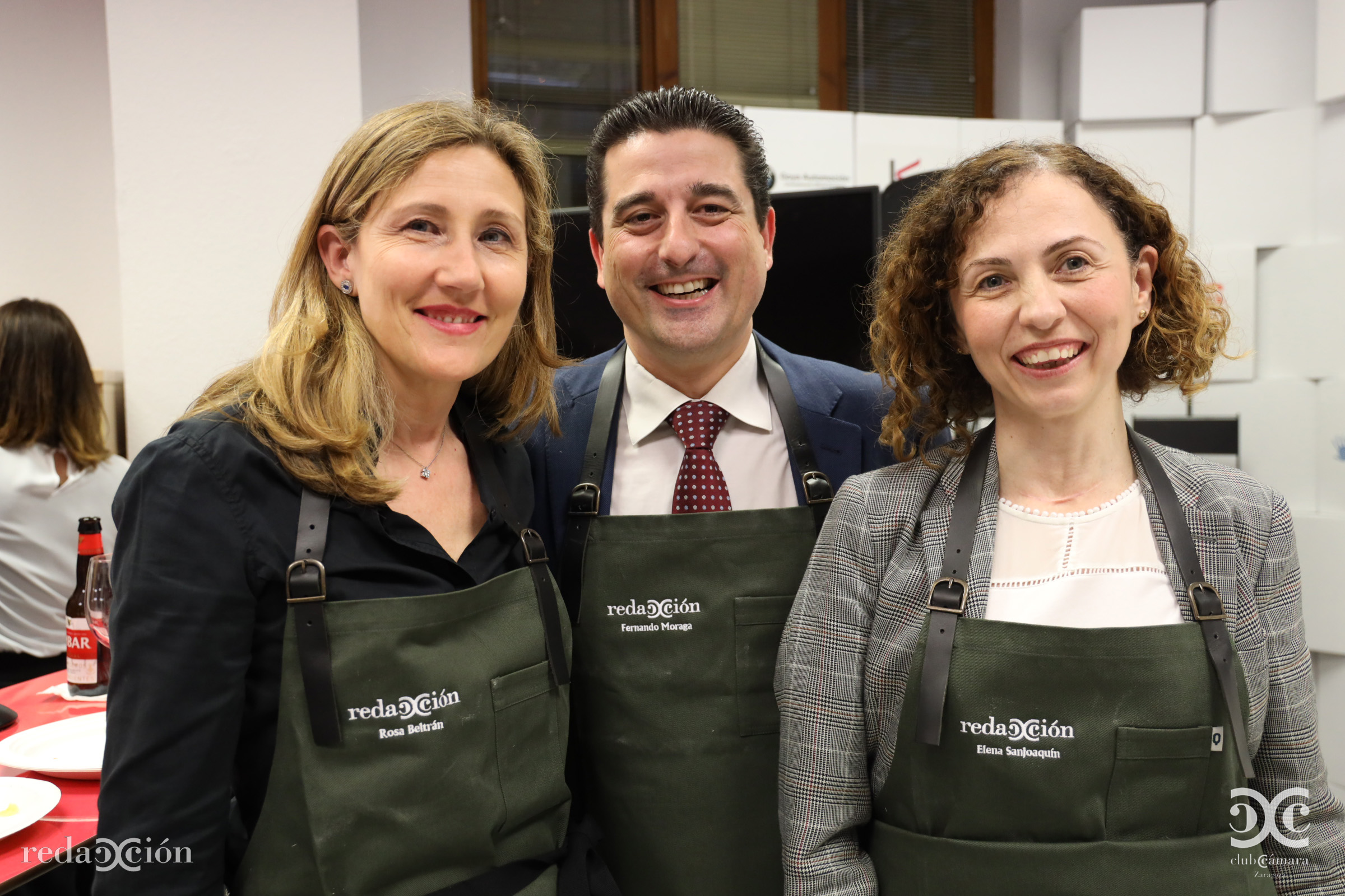 Rosa Beltrán, Fernando Moraga y Elena Sanjoaquín. Fotos: Arturo Gascón.