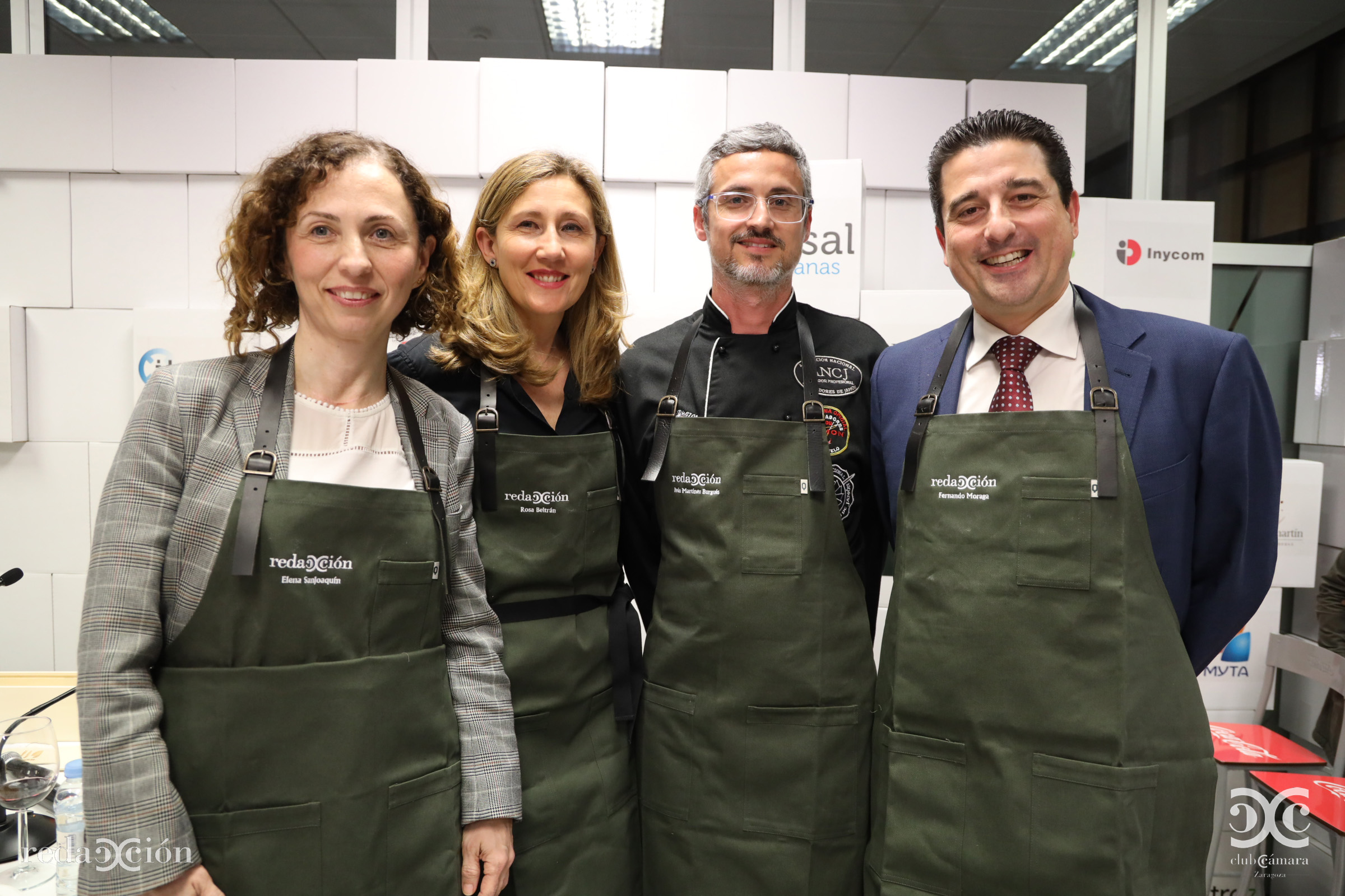 Elena Sanjoaquín, Rosa Beltrán, Iván Martínez, Fernando Moraga