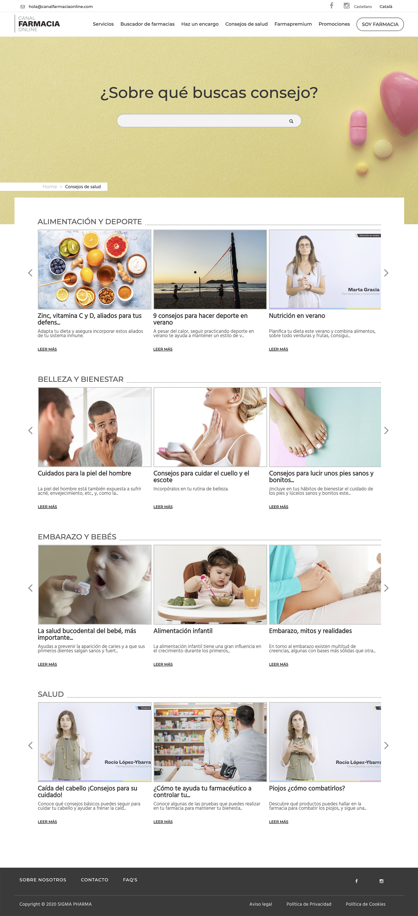 Blog consejos canalfarmaciaonline