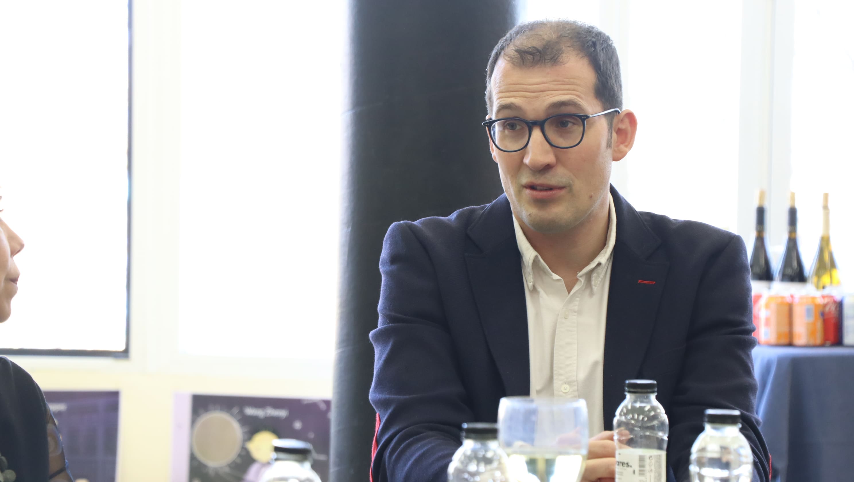 Sergio López en el De La Crème de Educación y Tecnología en el Colegio Juan de Lanuza