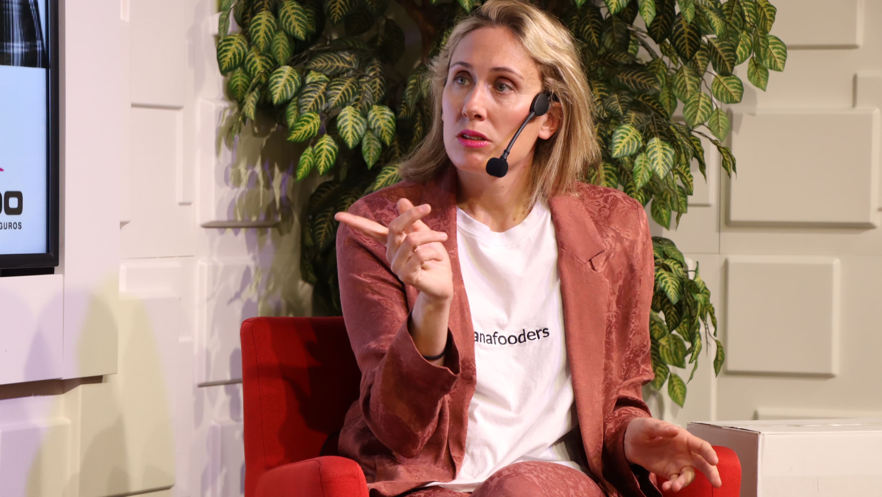 Begoña Pérez, fundadora de Nana Food, durante la Mesa Abierta organizada por el Club Cámara