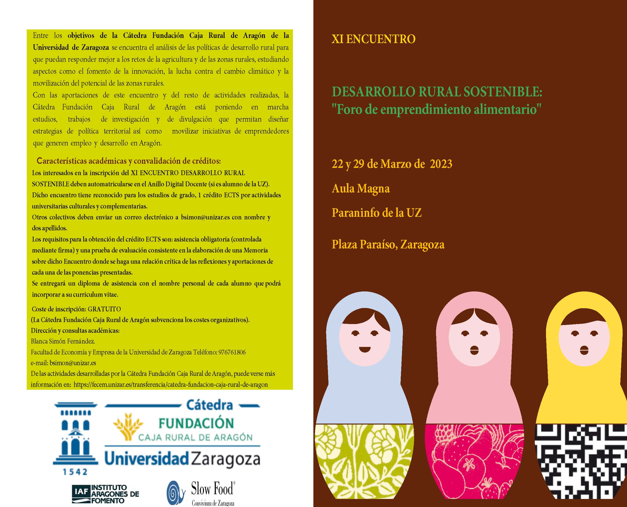 Un programa de la fundación de Caja Rural en Universidad de Zaragoza