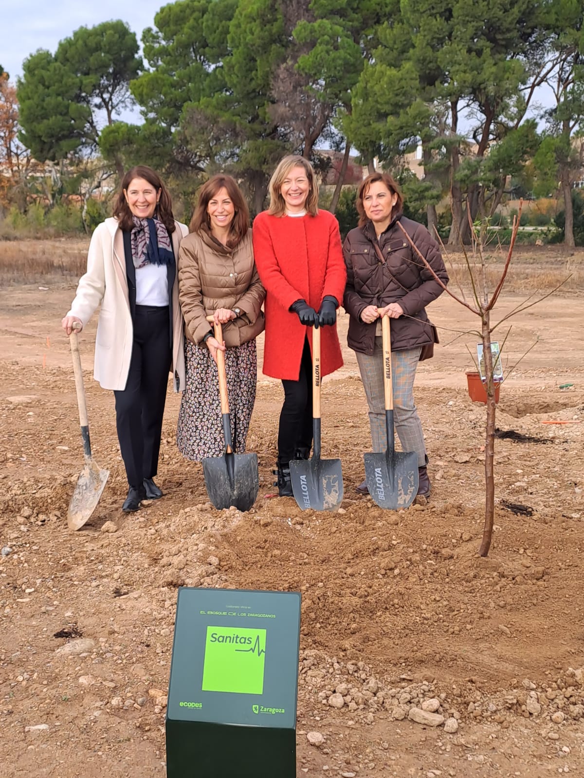 Natalia Chueca en el Bosque de los Zaragozanos, iniciativa de Sanitas