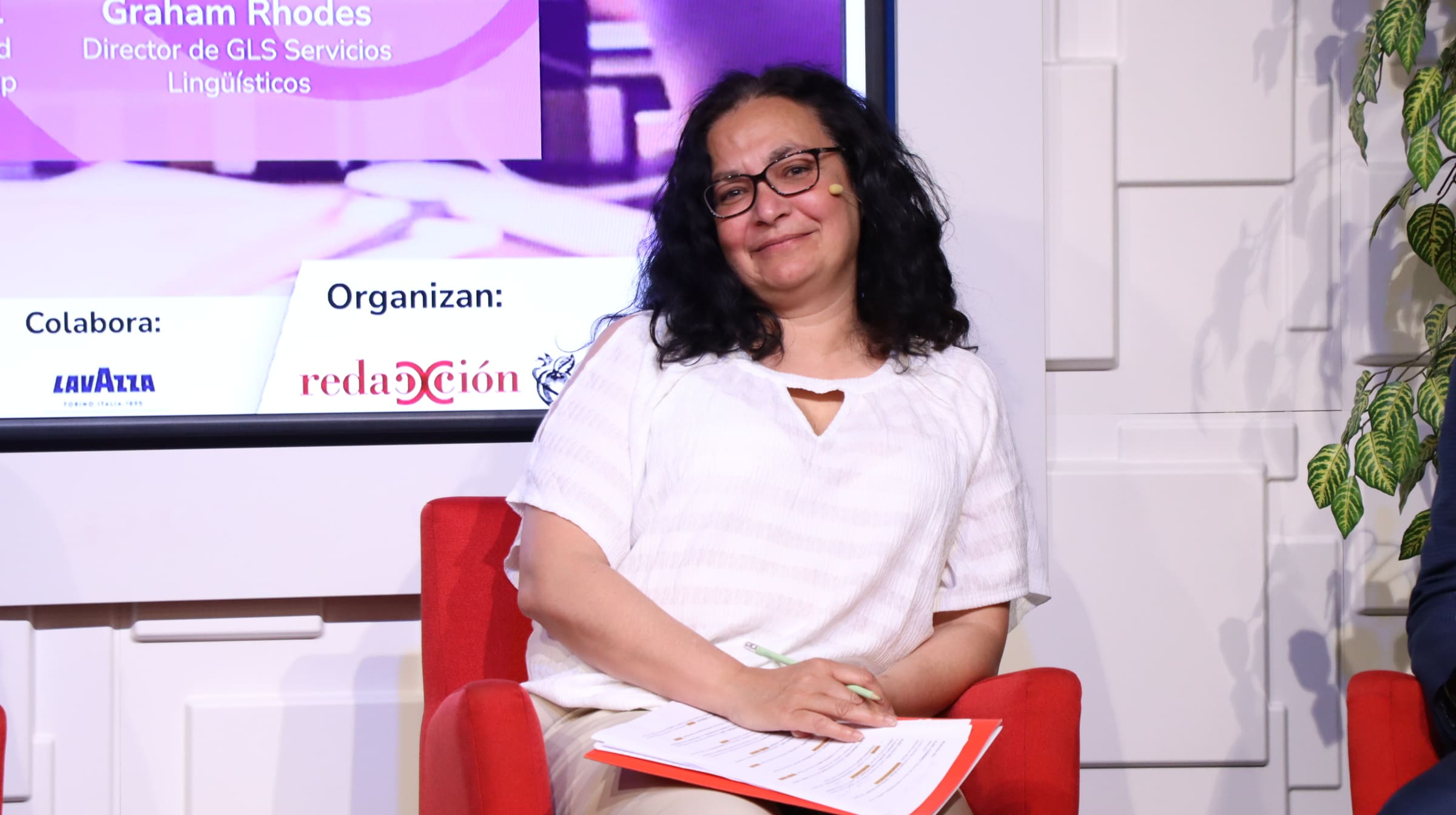 Carolina Gopal, IEP Group, en el canal expositivo del colegio inglés zaragoza