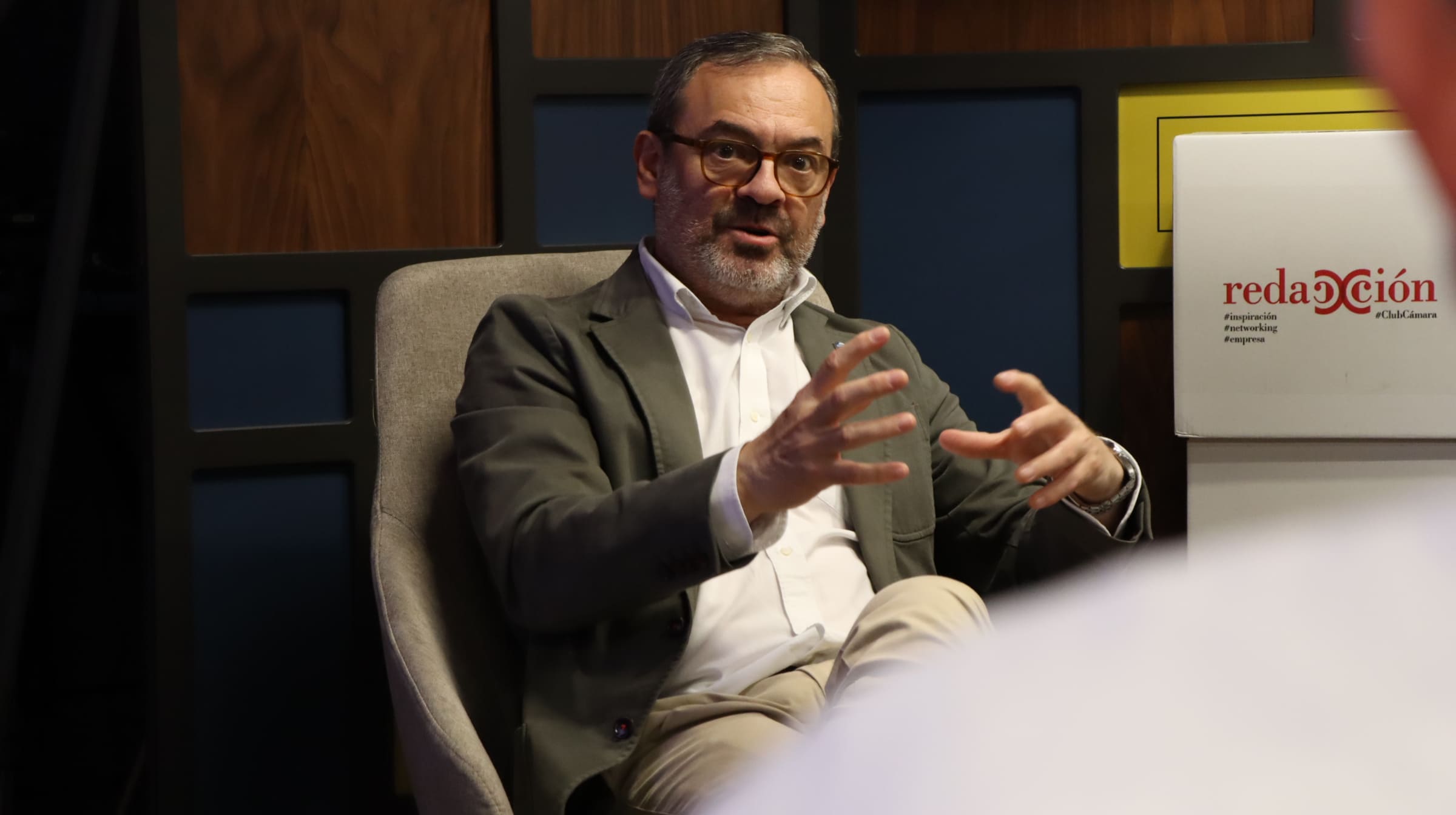 Rogelio Cuairán, tesorero de la Asociación de Ferias Aragonesas, en el Very Welcome de Club Cámara