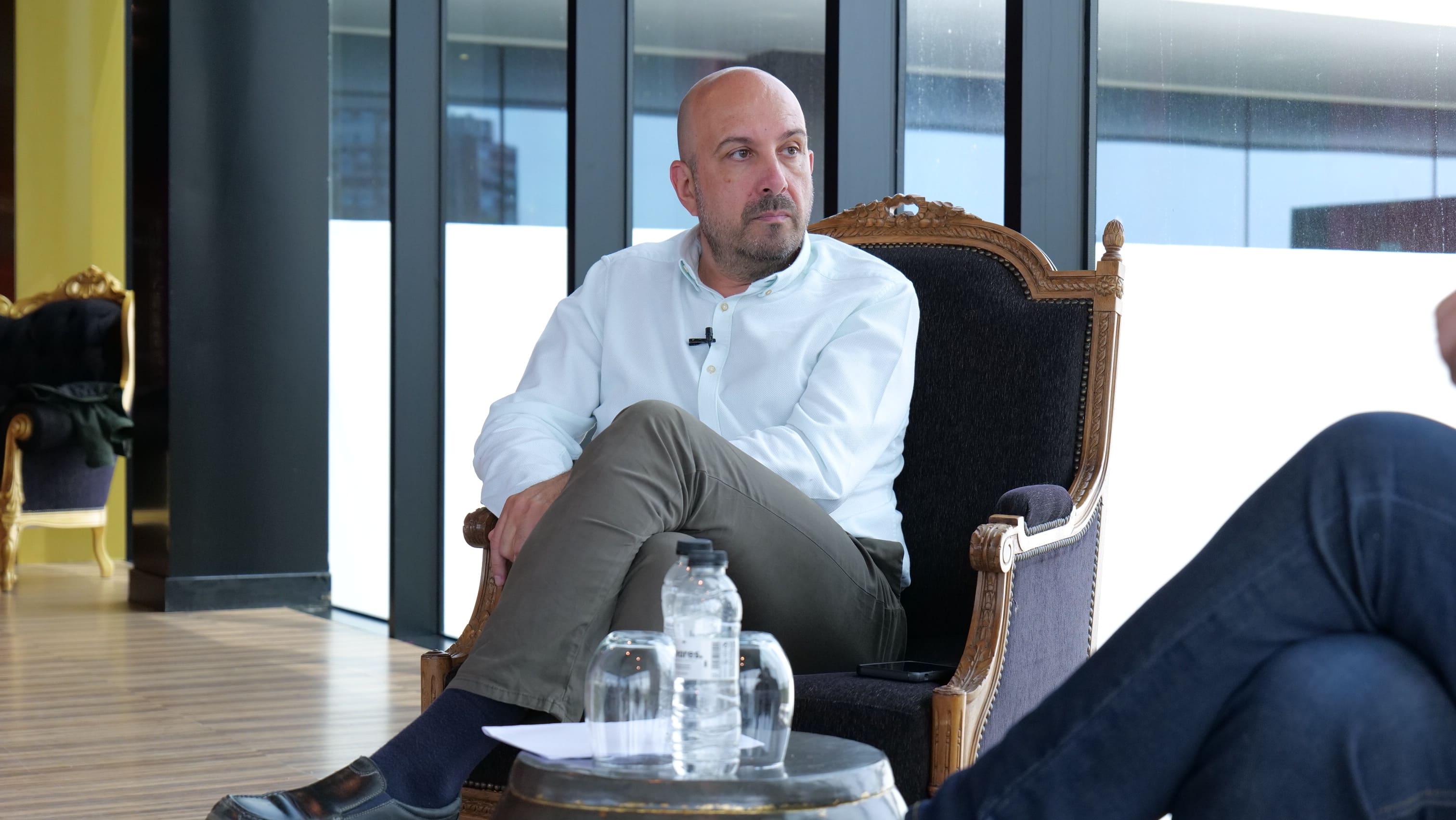 Pablo Pérez de Itainnova en una actividad de Almuerzos Digitales de la Cámara de Comercio