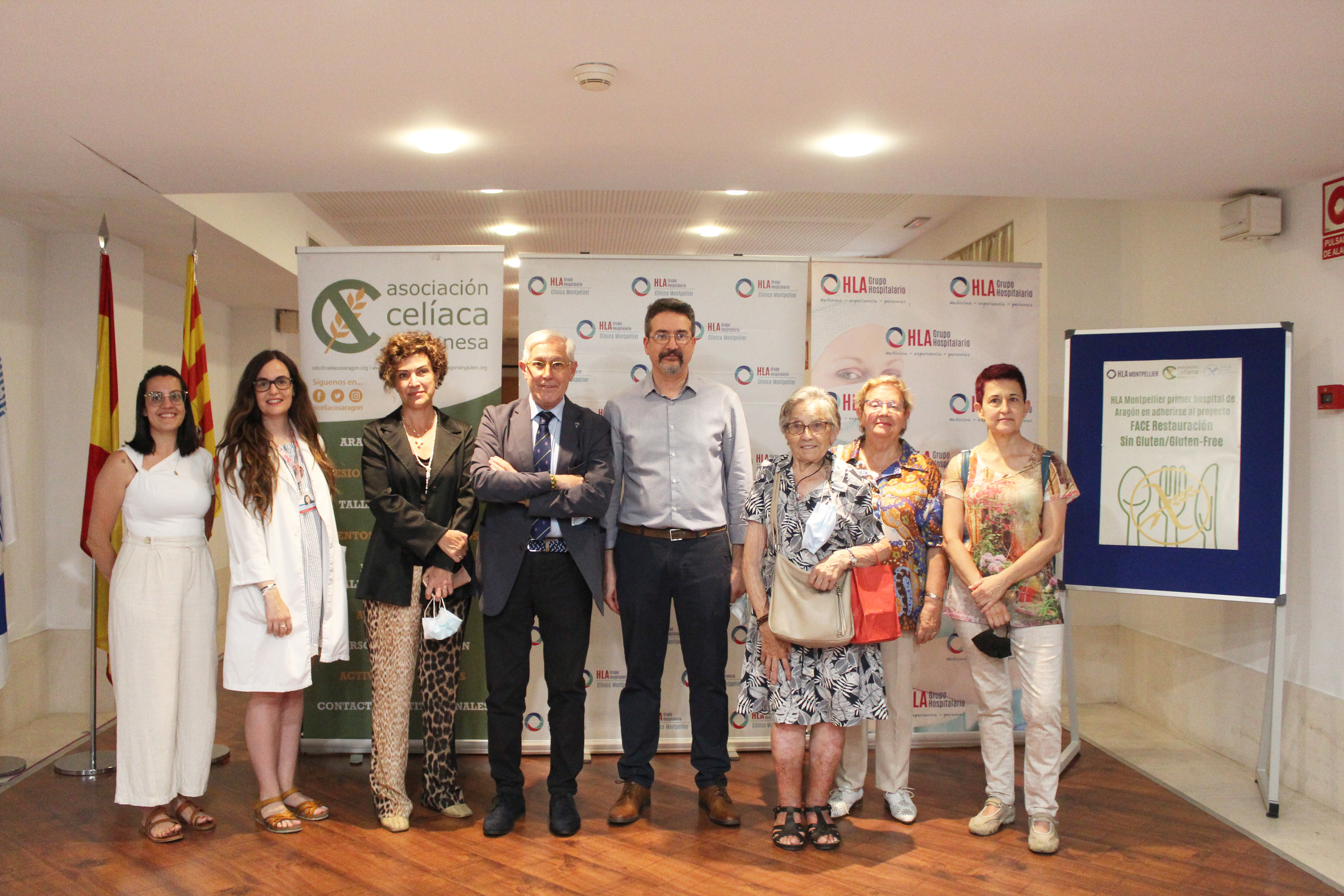 HLA Montpellier, primer hospital de Aragón en adherirse al proyecto FACE Restauración Sin Gluten/Gluten-Free