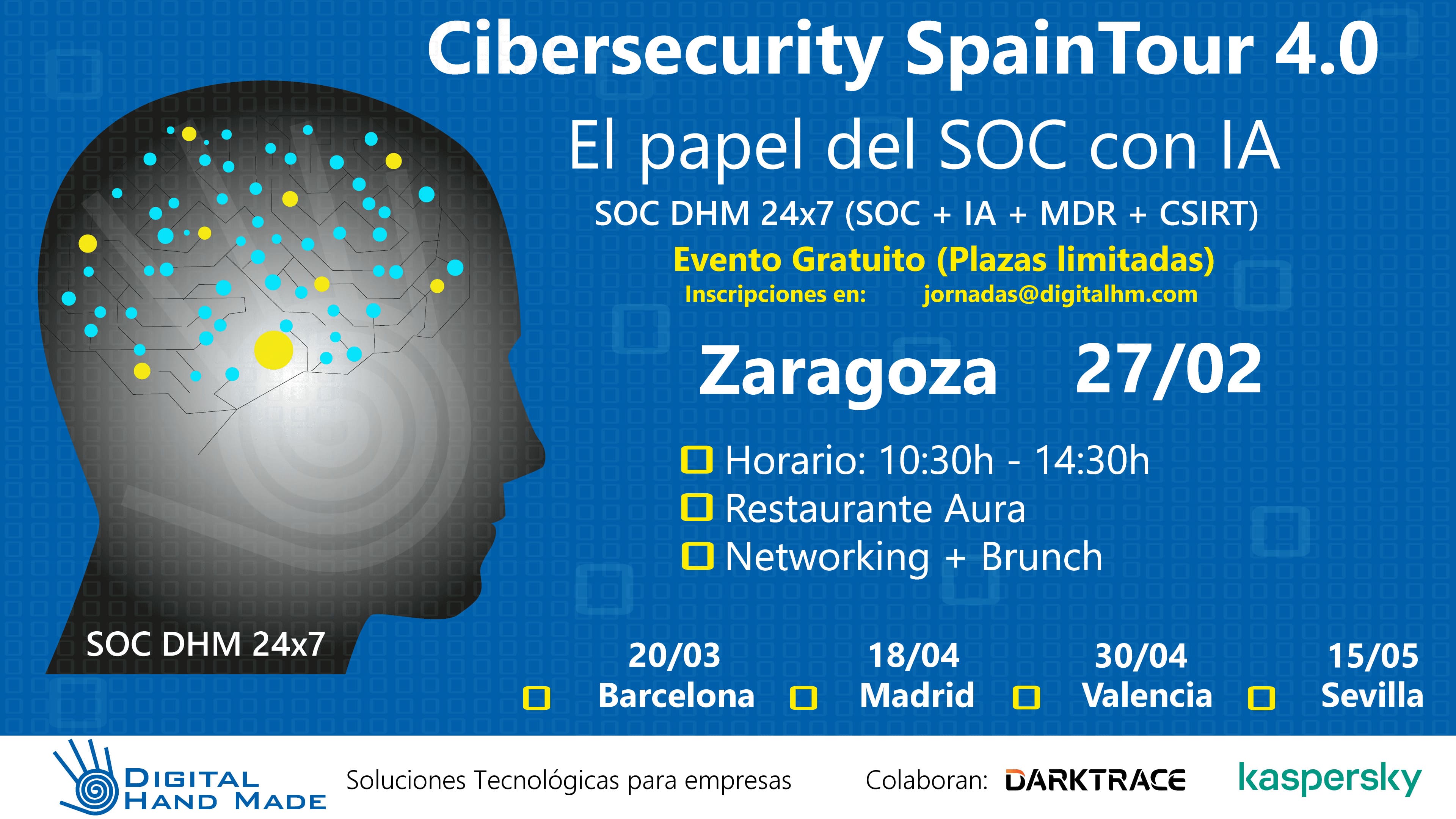 cybersecurity spain tour 4.0 digital hand made