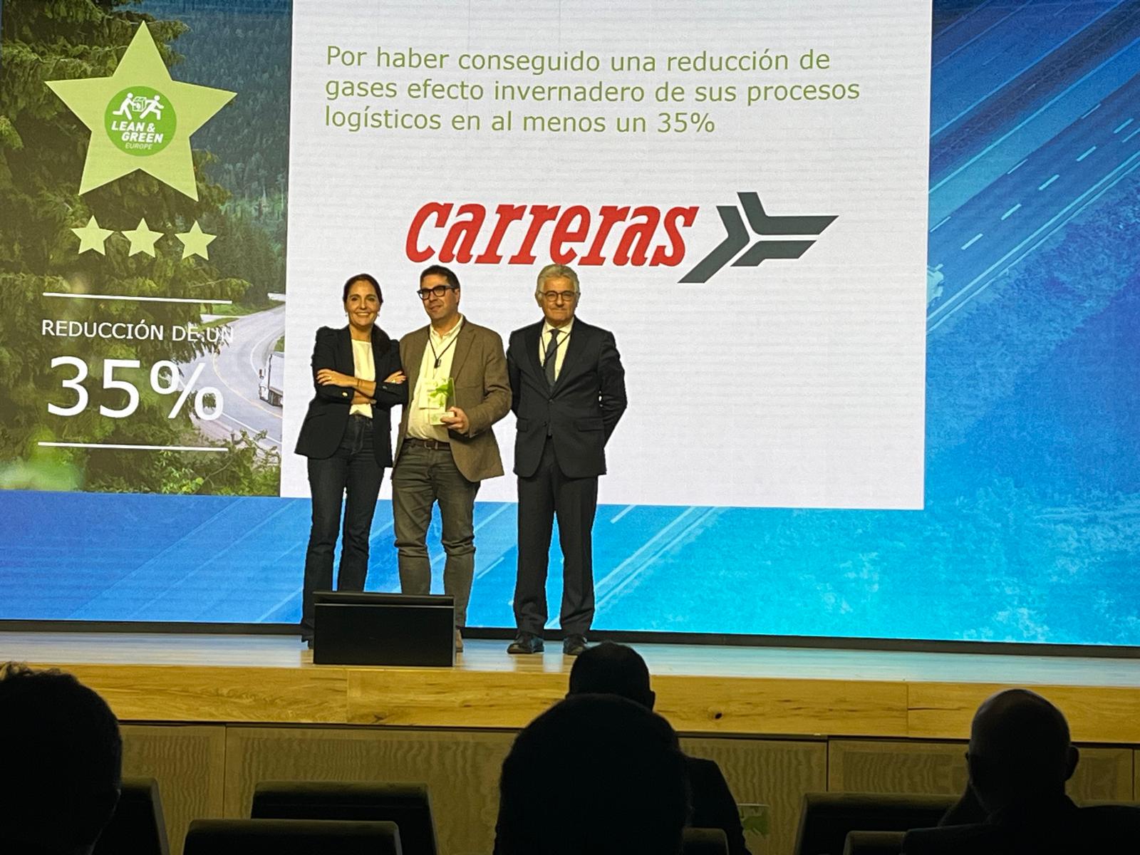 carreras tercera estrella green lean