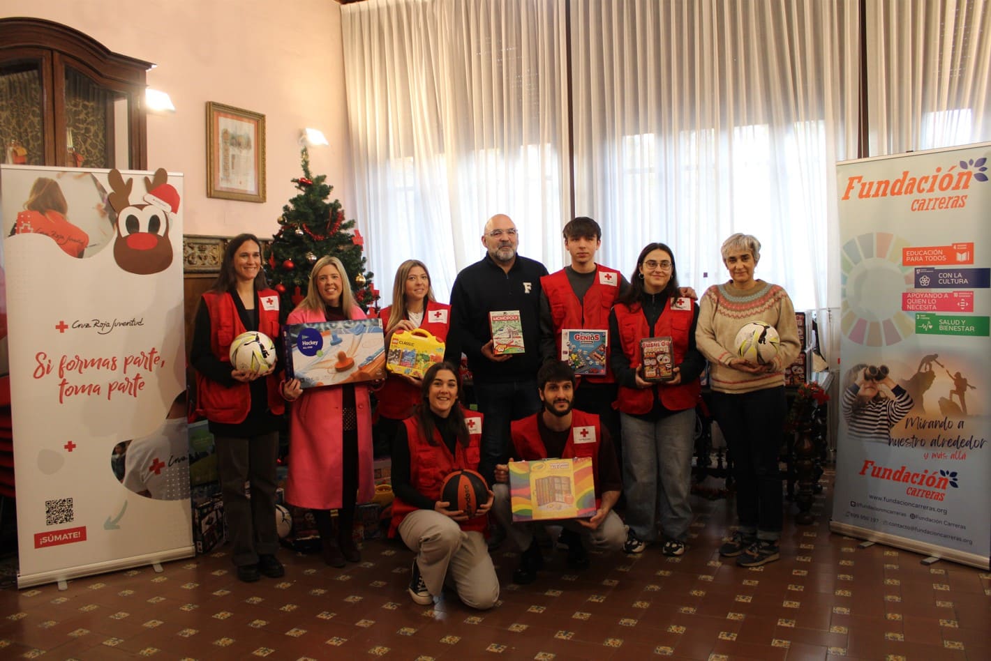 fundación carreras grupo logístico cruz roja navidad