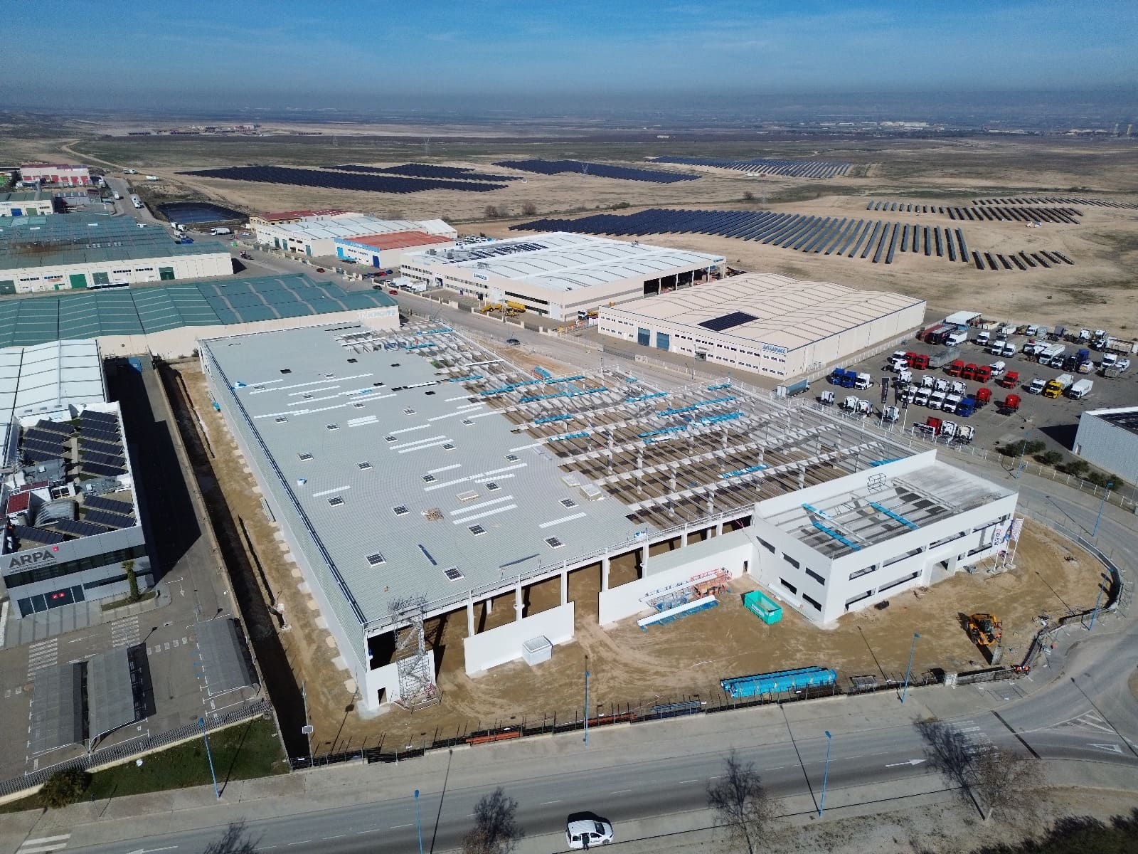 EIGO se encuentra en pleno proceso de desarrollo del proyecto de Nederval para Dagartech, en el polígono Centrovía de La Muela (Zaragoza)